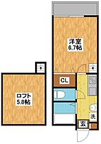 MODERN PALAZZO 文教東 201 ｜ 長崎県長崎市三原２丁目28-14（賃貸アパート1K・2階・21.40㎡） その2