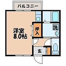 セジュール金堀 103 ｜ 長崎県長崎市金堀町4-10（賃貸アパート1R・1階・25.30㎡） その2