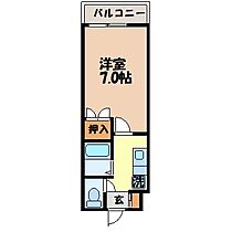 カーサユニックス（城山町） 203 ｜ 長崎県長崎市城山町5-16（賃貸マンション1K・2階・23.00㎡） その2