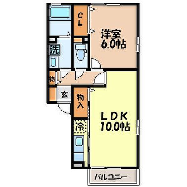 リベルタNAKAZATO B棟（多良見町囲） 103｜長崎県諫早市多良見町囲(賃貸アパート1LDK・1階・40.98㎡)の写真 その2