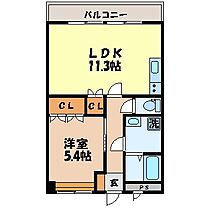 プランドール弐番館（溝陸町） 202 ｜ 長崎県大村市溝陸町863-11（賃貸アパート1LDK・2階・41.04㎡） その2