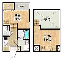 MODERN　PALAZZO　福田町B 202 ｜ 長崎県諫早市福田町2945-1（賃貸アパート1SK・2階・20.03㎡） その2