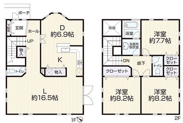 間取りを拡大表示