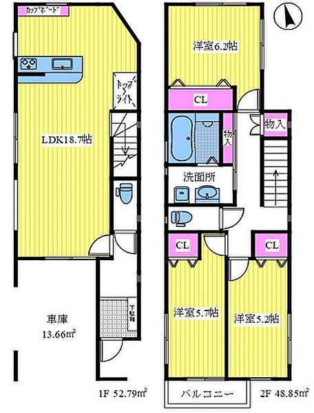 間取りを拡大表示