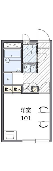 レオパレス長池 ｜大阪府大阪市阿倍野区長池町(賃貸アパート1K・1階・20.28㎡)の写真 その2