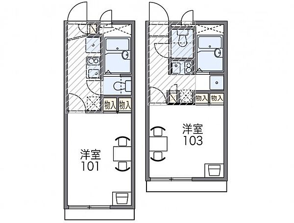 レオパレスＦII ｜大阪府吹田市千里山東1丁目(賃貸アパート1K・1階・19.87㎡)の写真 その2