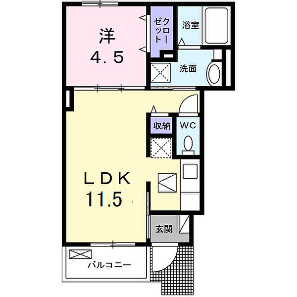 シーズンテラス太子 102｜兵庫県揖保郡太子町東南(賃貸アパート1LDK・1階・37.00㎡)の写真 その2