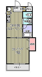 ソレージュ 1DKの間取図画像