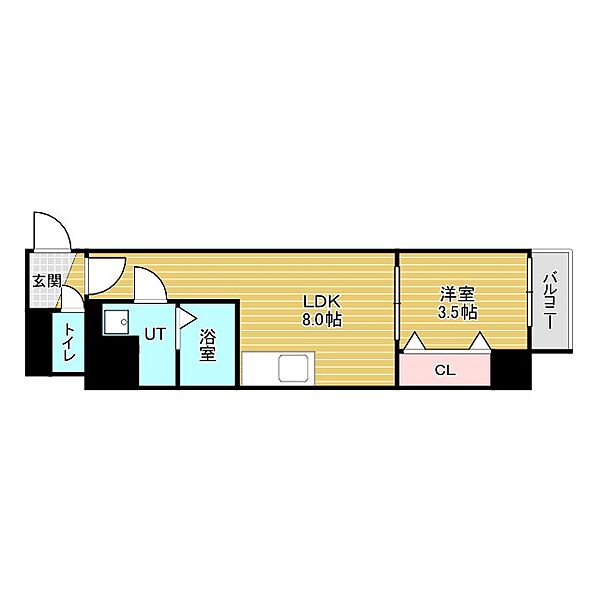 GROOVE今福鶴見 ｜大阪府大阪市鶴見区緑1丁目(賃貸マンション1LDK・5階・30.00㎡)の写真 その2