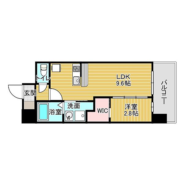 セレニテ難波グランデシュッド 311｜大阪府大阪市浪速区桜川1丁目(賃貸マンション1LDK・3階・32.95㎡)の写真 その2