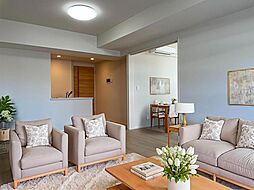 フロンティアレジデンス錦糸公園 401 4階3LDKのリビング/ダイニング