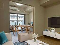 フロンティアレジデンス錦糸公園 648 6階1LDKのリビング/ダイニング