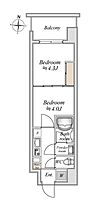 ドゥーエ両国III  ｜ 東京都墨田区緑1丁目2-5（賃貸マンション2K・2階・25.53㎡） その2