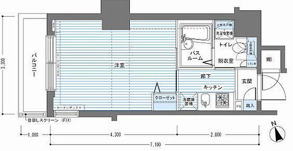 レジディア銀座東 ｜東京都中央区湊3丁目(賃貸マンション1K・2階・23.75㎡)の写真 その2