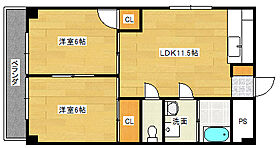 広島県安芸郡府中町浜田本町（賃貸マンション2LDK・2階・47.35㎡） その2