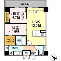 広島県広島市安芸区船越南３丁目（賃貸マンション2LDK・6階・54.71㎡） その2