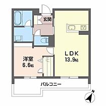 広島県広島市東区温品５丁目（賃貸マンション1LDK・1階・48.37㎡） その2