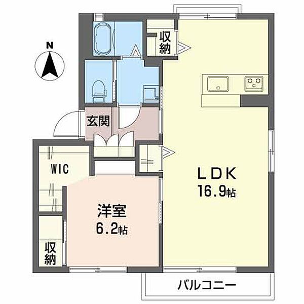 広島県広島市南区宇品神田２丁目(賃貸アパート1LDK・2階・54.69㎡)の写真 その2