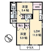 広島県広島市安佐北区上深川町（賃貸アパート2LDK・1階・57.07㎡） その2