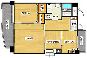 広島県広島市南区西霞町（賃貸マンション2LDK・3階・65.00㎡） その2