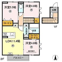 広島県広島市安佐南区安東６丁目（賃貸アパート3LDK・2階・63.71㎡） その2