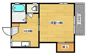 広島県広島市南区向洋新町２丁目（賃貸アパート1K・1階・24.42㎡） その2