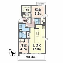 広島県広島市南区南蟹屋１丁目（賃貸マンション2LDK・3階・72.31㎡） その1