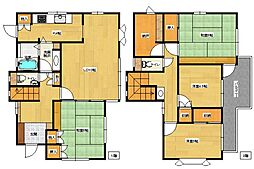 JR呉線 天神川駅 徒歩28分の賃貸一戸建て 1階4SLDKの間取り