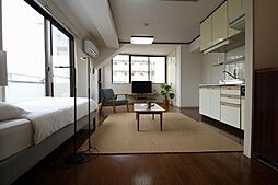 広島電鉄8系統 舟入川口町駅 徒歩3分の賃貸マンション 4階ワンルームのリビング/ダイニング