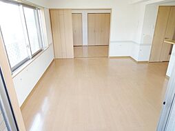 JR可部線 梅林駅 徒歩5分の賃貸マンション 1階2LDKのリビング/ダイニング