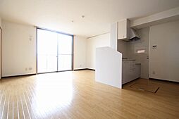 広島電鉄8系統 舟入南駅 徒歩12分の賃貸マンション 4階2LDKのリビング/ダイニング