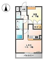 広島県広島市安佐北区大林１丁目（賃貸アパート1LDK・1階・36.00㎡） その2