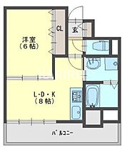 ラフィーネシャンブル 402 ｜ 大阪府大阪市鶴見区鶴見4丁目16-12（賃貸マンション1LDK・4階・34.13㎡） その2