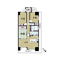 レジディア都島II 406 ｜ 大阪府大阪市都島区毛馬町2丁目3-9（賃貸マンション3LDK・4階・75.19㎡） その2