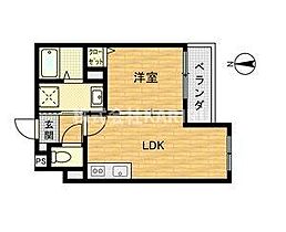 Ｄ・Ｍタウン 0302 ｜ 大阪府大阪市旭区清水5丁目14-3（賃貸アパート1LDK・3階・25.78㎡） その2