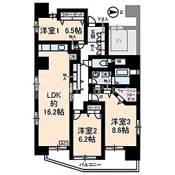 間取図画像 3LDK