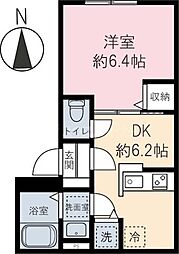 間取図画像 1DK