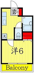 間取図画像 1K