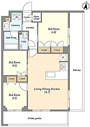 間取図画像 3LDK