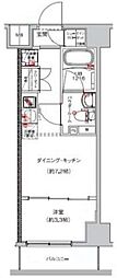 SAKURA AXIS NAKAITABASHI 1DKの間取図画像