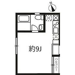 桜ヒルズ板橋 ワンルームの間取図画像