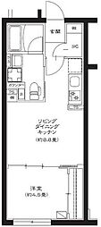 Genovia池袋 1LDKの間取図画像