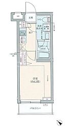 ロアール豊島長崎 1Kの間取図画像