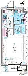 ジェノヴィア板橋東山町スカイガーデン 1Kの間取図画像