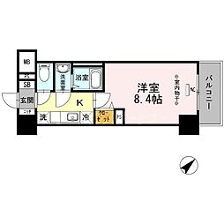 JPnoie早稲田 1Kの間取図画像
