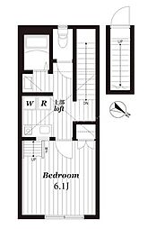 グレイス桜台 1Kの間取図画像