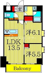 Ｓｐｌｅｎｄｉｄｅ大山 15階2LDKの間取り