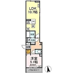 間取図画像 1LDK