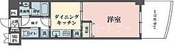 メゾン・ド・ソレイユ 4階1Kの間取り