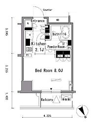 間取図画像 ワンルーム